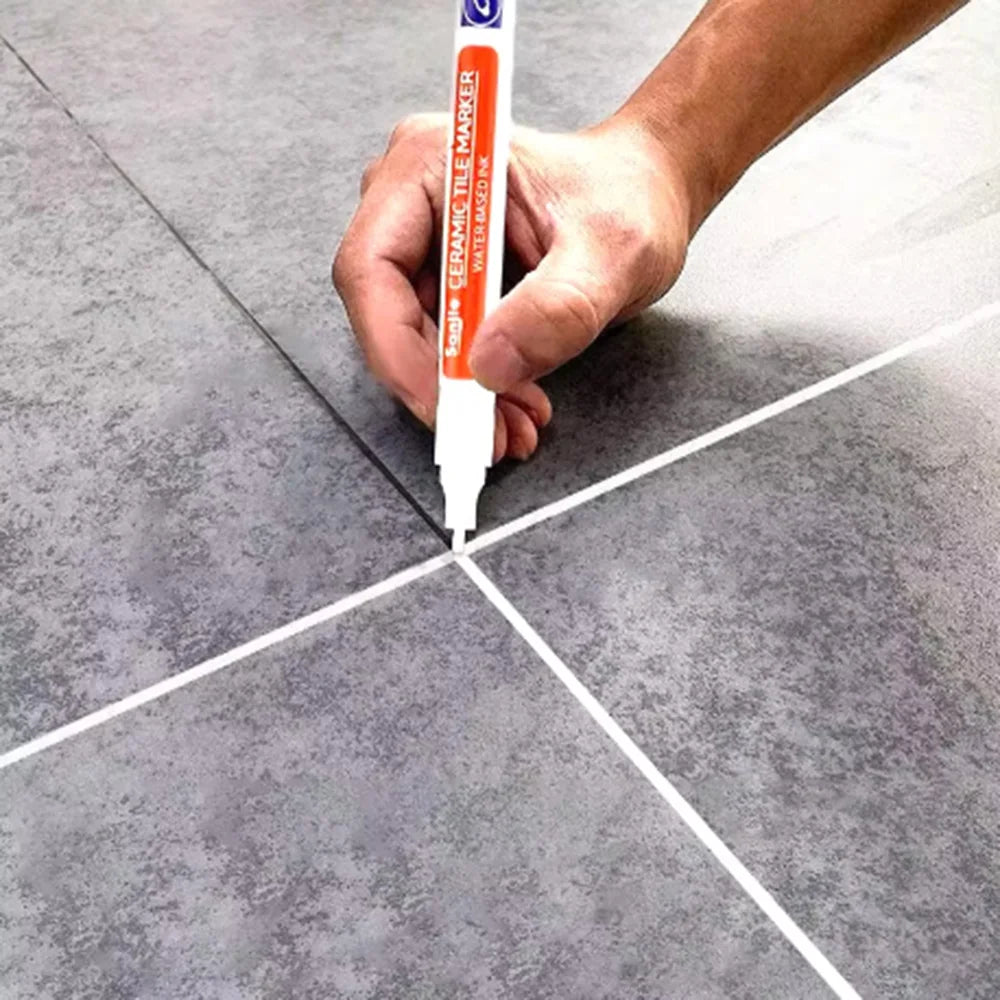 1/5/10PC Waterproof Marker Pen Wall Seam Repair Tiles Grout Markers Pens Floor Bathroom Decontamination Paint Brush Tools