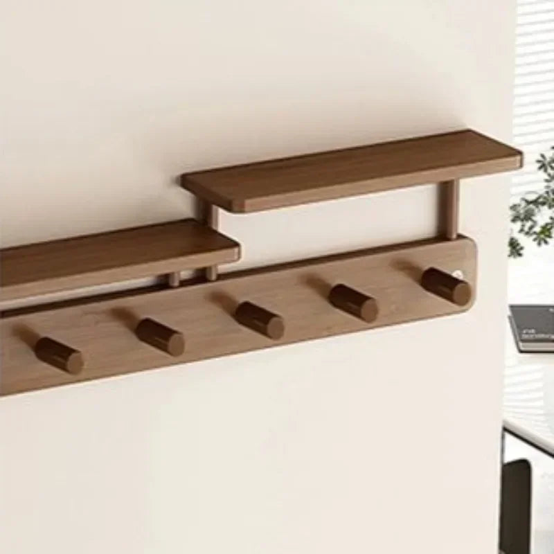 For Bamboo Wall Clothes Hanger Creative Simple Luxury Wall Hanging Coat Rack Bedroom Clothes Storage Living Room Home Furniture