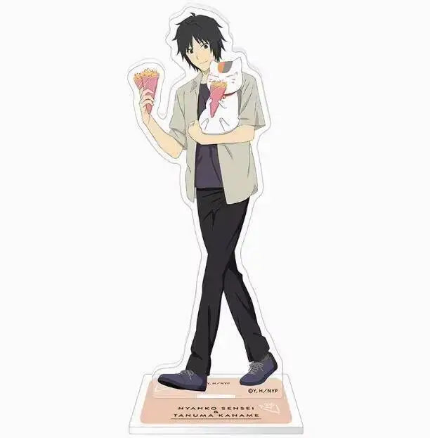 NEW Natsume's Book Of Friends Ice Cream Stand Figure Acrylic Model Plate Cosplay Collection Desktop Decor Figures Christmas Gift