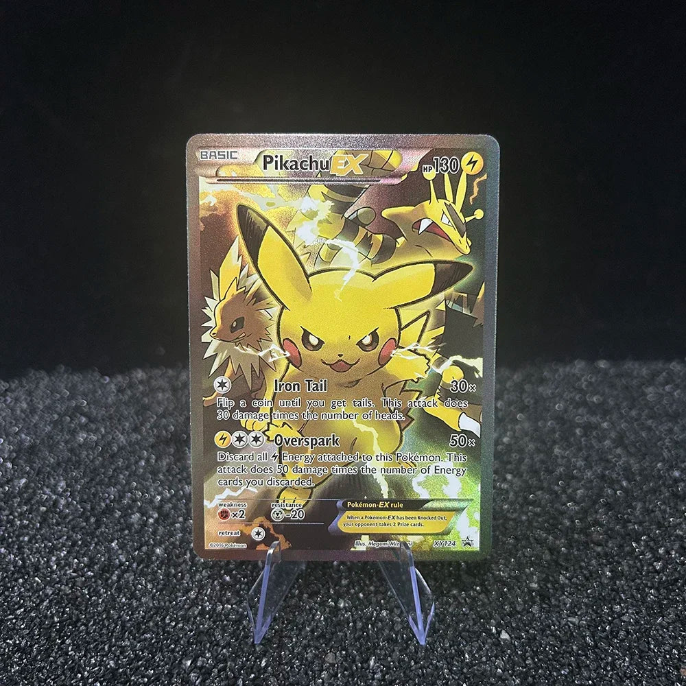 PTCG Collection Card Anime S8A-G 25Th Anniversary 001/015 Cartoon Japanese Refractive Color Flash Cards Christmas Gift Toys