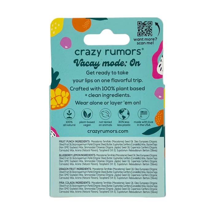 Fruit Mix - 4 Pack Lip Balm Set