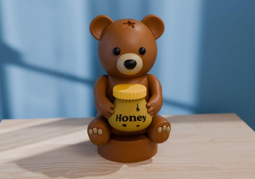 Personalized Teddy Bear Night Light β Custom Baby Room Decor Gift | 4"