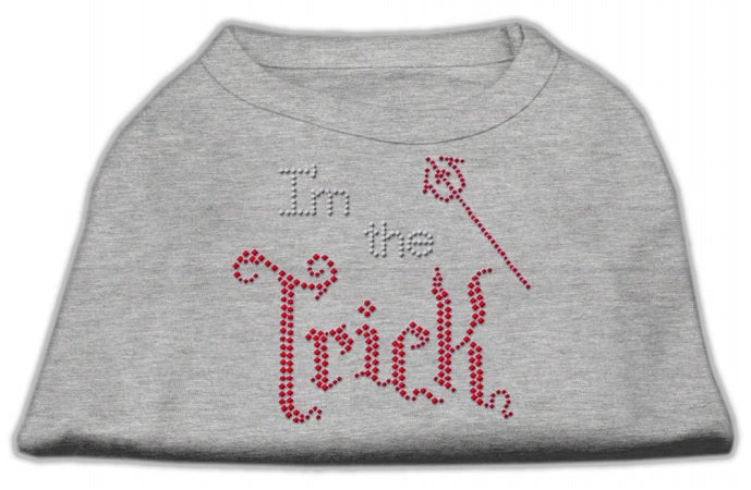 Mirage Pet Products52-90 XSGY I Am The Trick Rhinestone Dog Shirt,