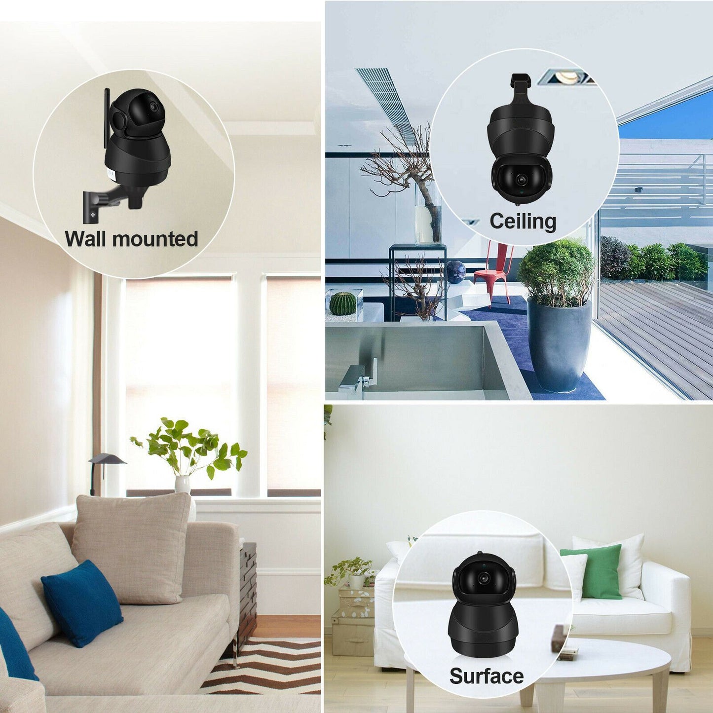 1080P HD IP Camera Wifi Two-Way Audio Video Camera Cloud Home