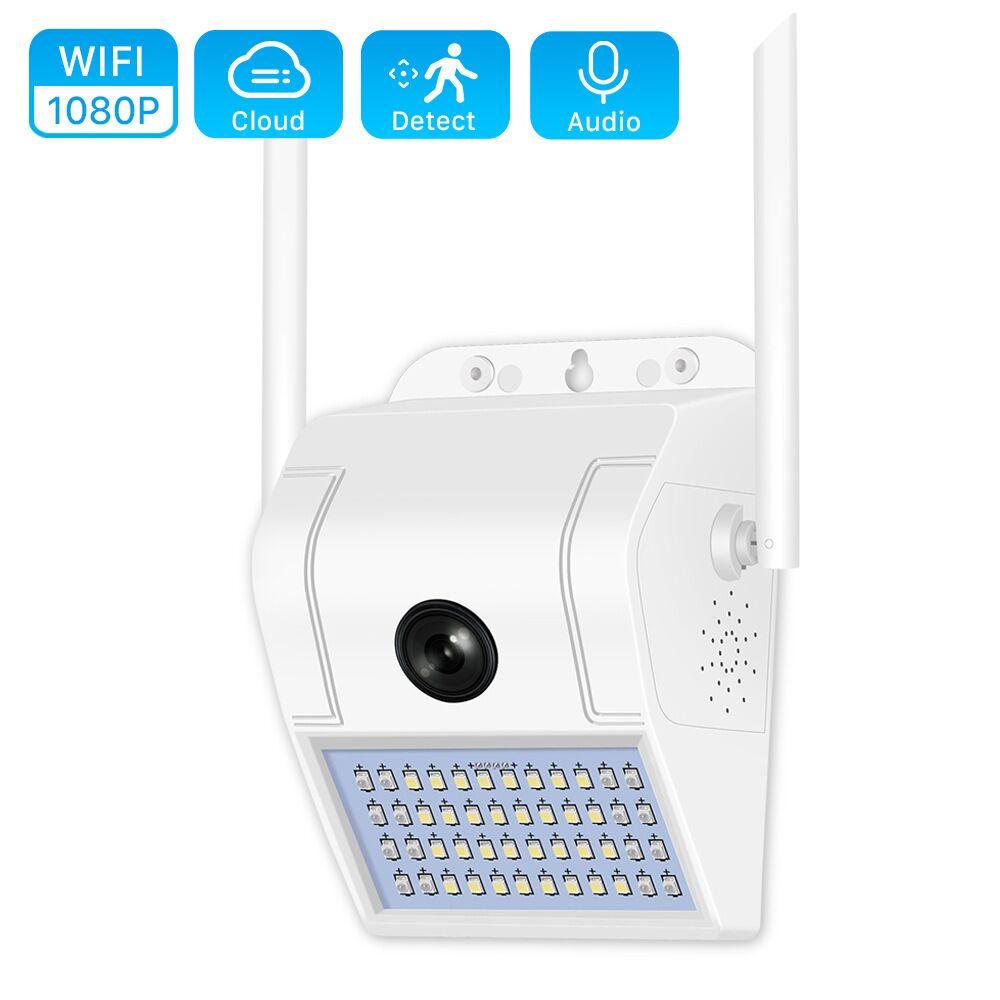 1080P Wireless WiFi IP Camera 2MP Wall Lamp Security Camera Outdoor