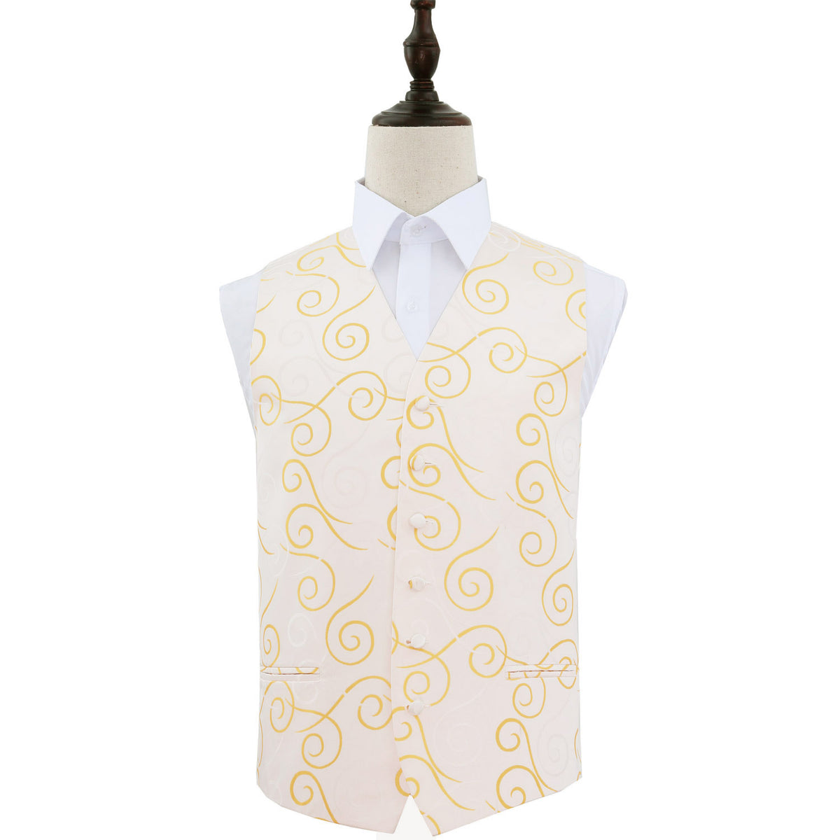 Scroll Waistcoat - Gold, 36'