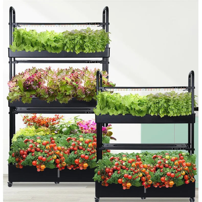 Multi-layer planting machine, soilless cultivation equipment, home balcony vegetable planting machine