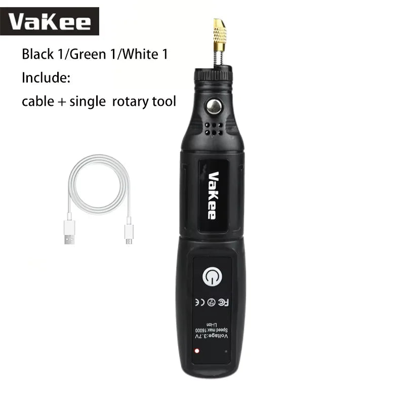 Mini Electric Drill USB Rechargeable Cordless Engraving Pen Dremel Tools Rotary Tool Cordless Hand Drill Mini Polisher for Hand