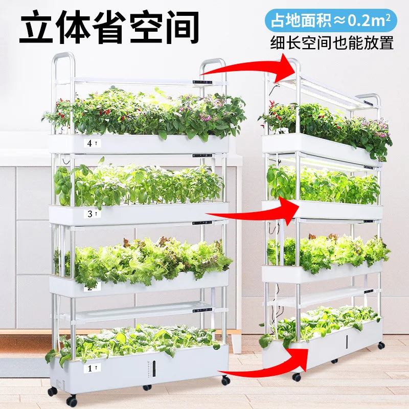 Multi-layer planting machine, soilless cultivation equipment, home balcony vegetable planting machine