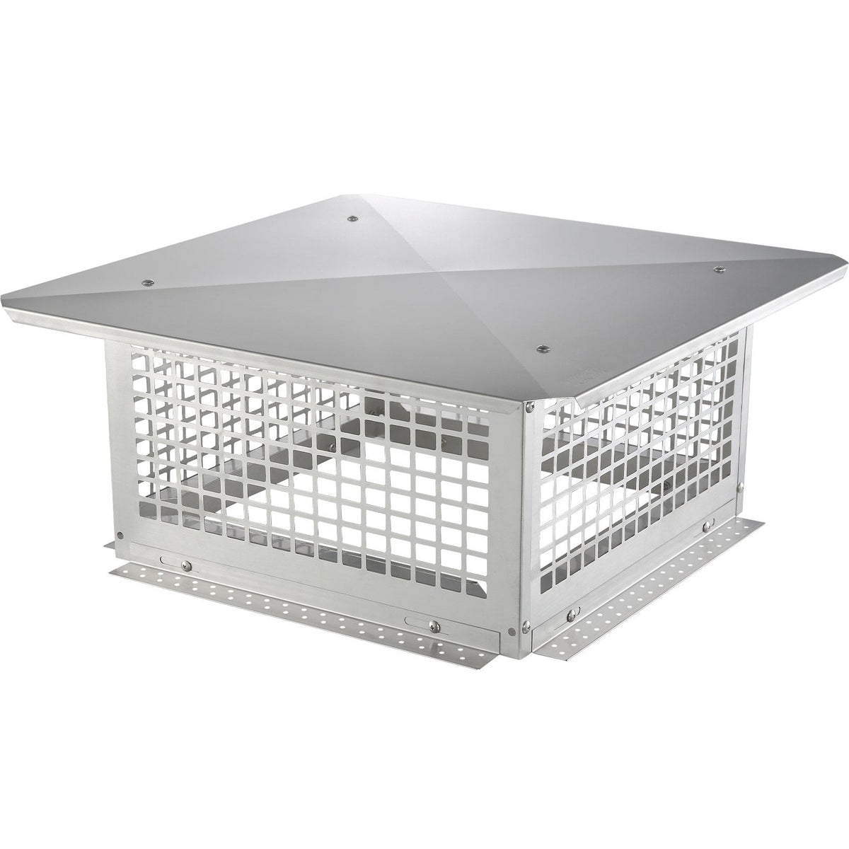 VEVOR Chimney Cap, 17 x 17 inch, 304 Stainless Steel Fireplace Chimney