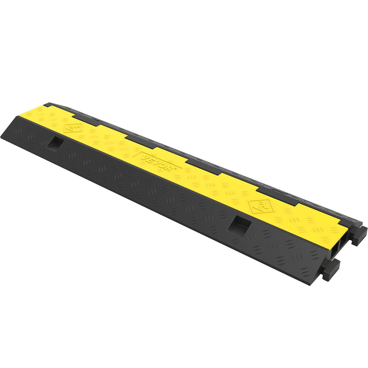 VEVOR Cable Protector Ramp 101x24.5x5 cm , 5 Packs 2 Channels Speed