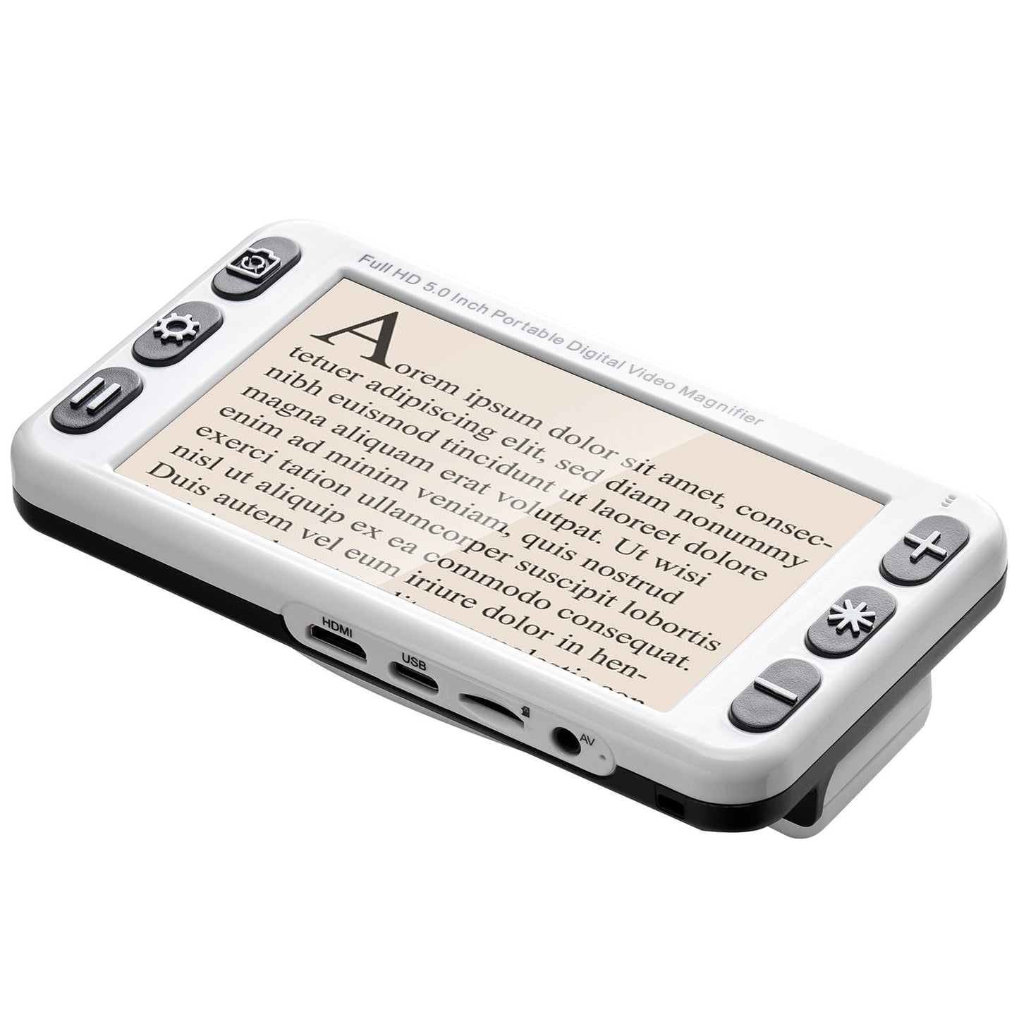 Portable Digital Magnifier, 127mm HD Electronic Video Magnifier for