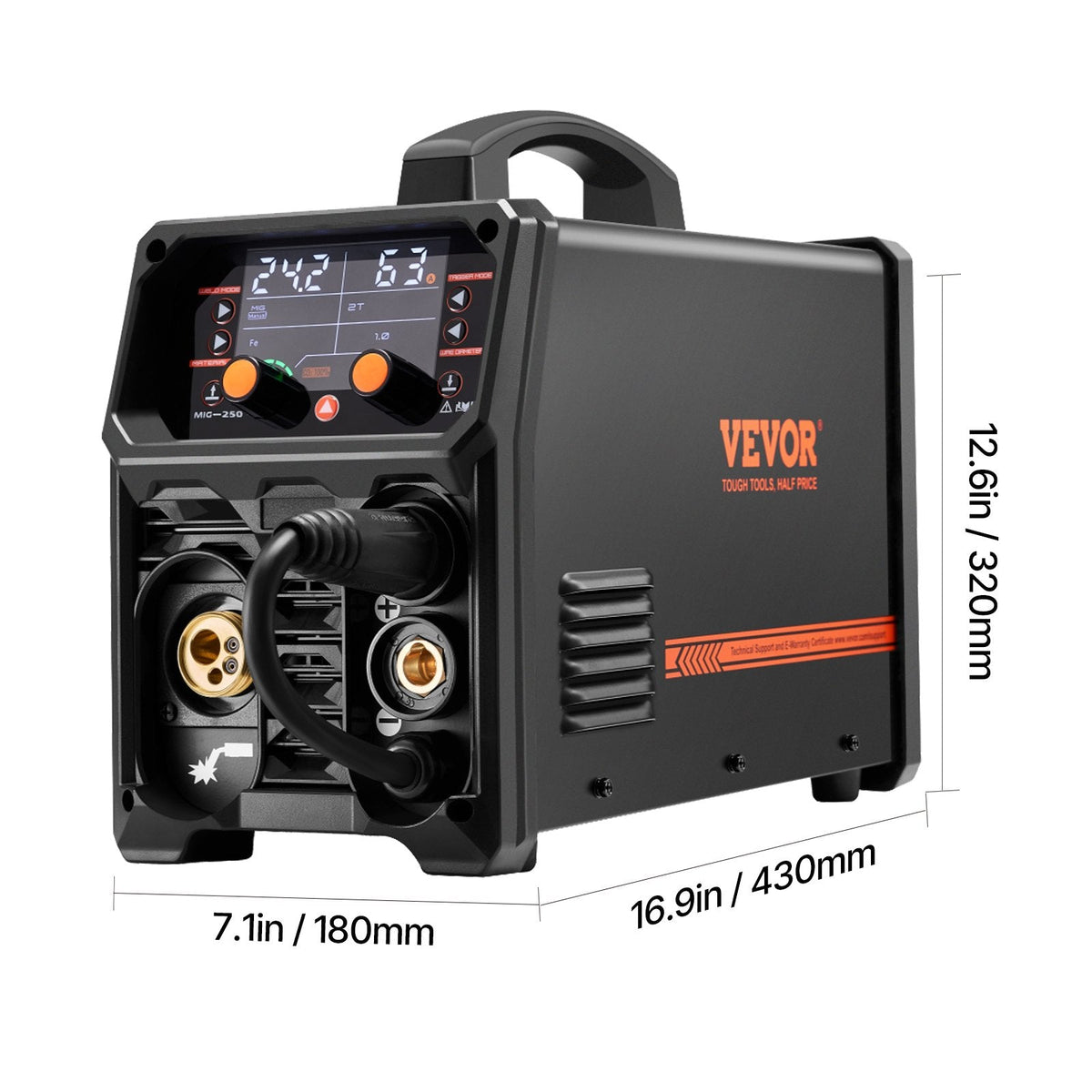 Pro MIG Welder, 250Amp Pluse Mig Welding Machine, 5-in-1 Welder