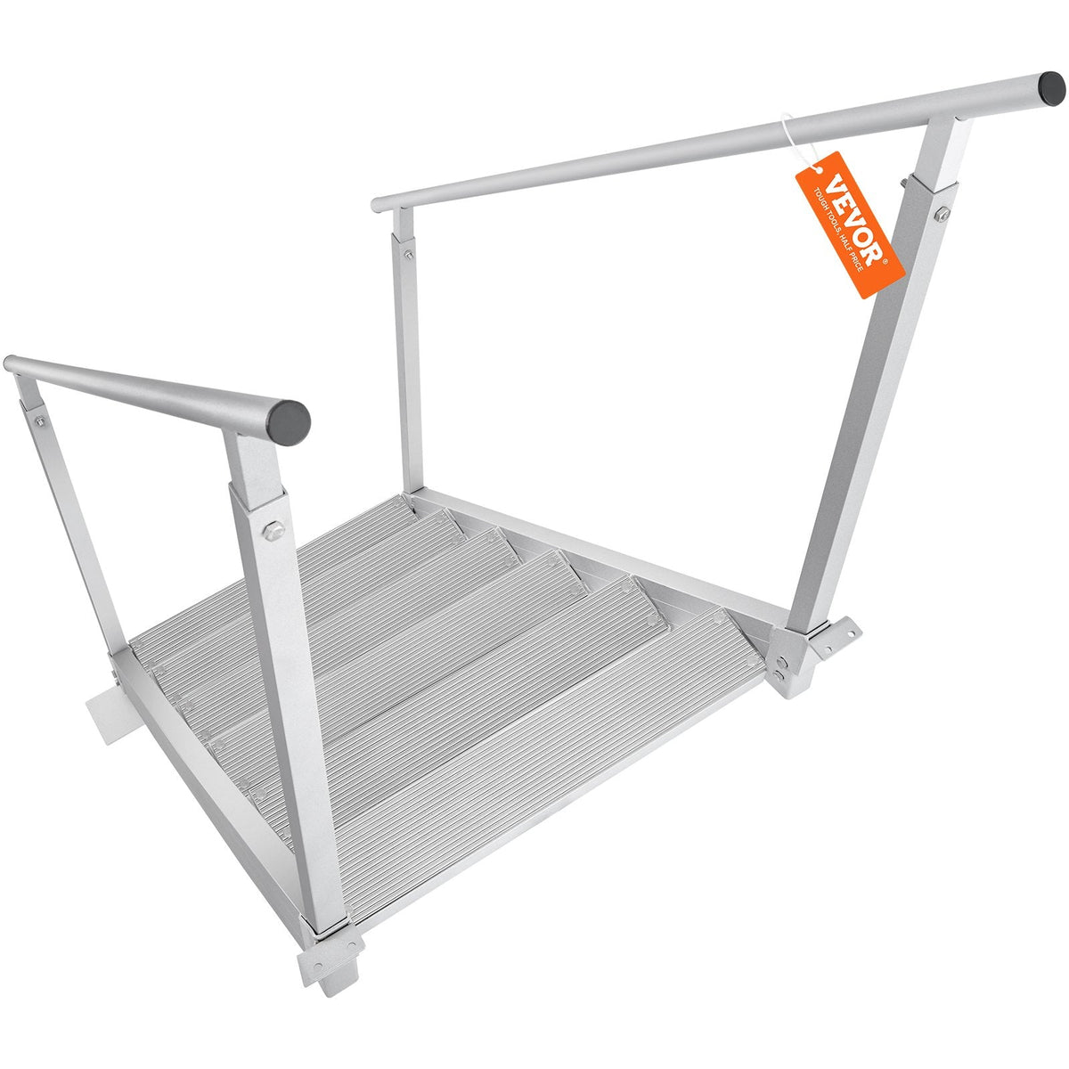 VEVOR Aluminum Dock Ladder Boat Dock Ladder 43-51in/109.2-129.5 cm
