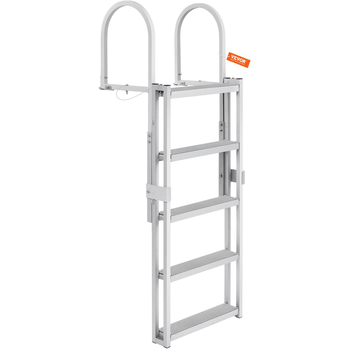 VEVOR Dock Ladder, Retractable 5 Steps, 350 lbs Load Capacity,