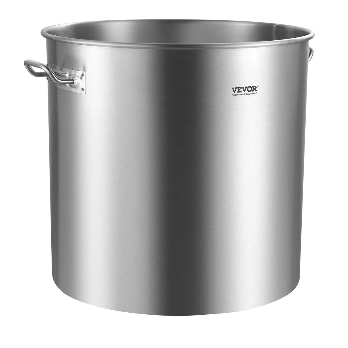 VEVOR Stainless Steel Stockpot, 100 Quart Large Cooking Pots, Cookware