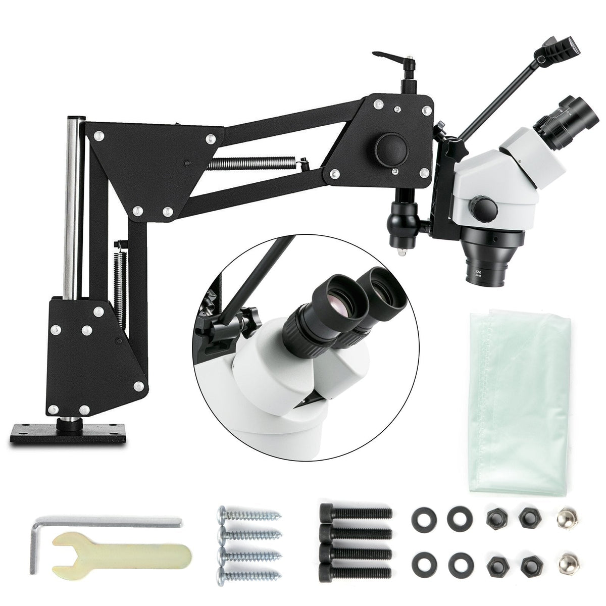 VEVOR Micro Inlaid Mirror Multi-directional Micro-setting Microscope