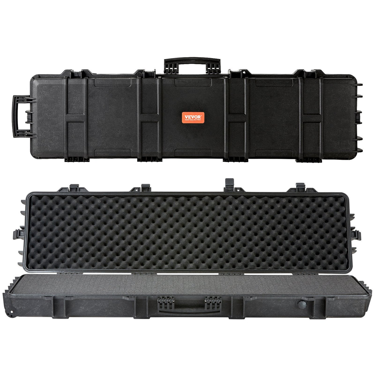 VEVOR Rifle Case, Rifle Hard Case with 3 Layers Fully-protective