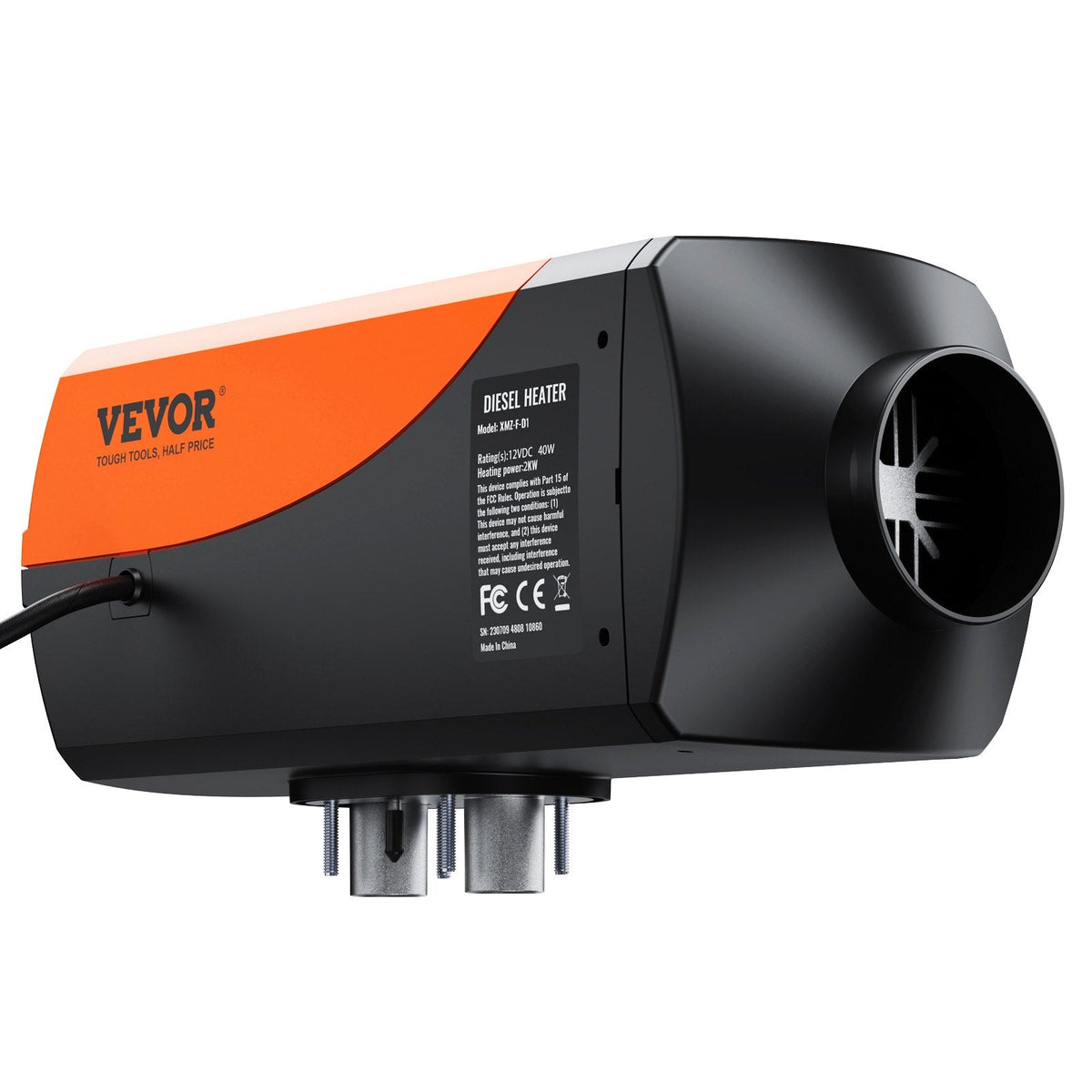 VEVOR Bluetooth App Control Diesel Air Heater, 12V 2KW Diesel Heater