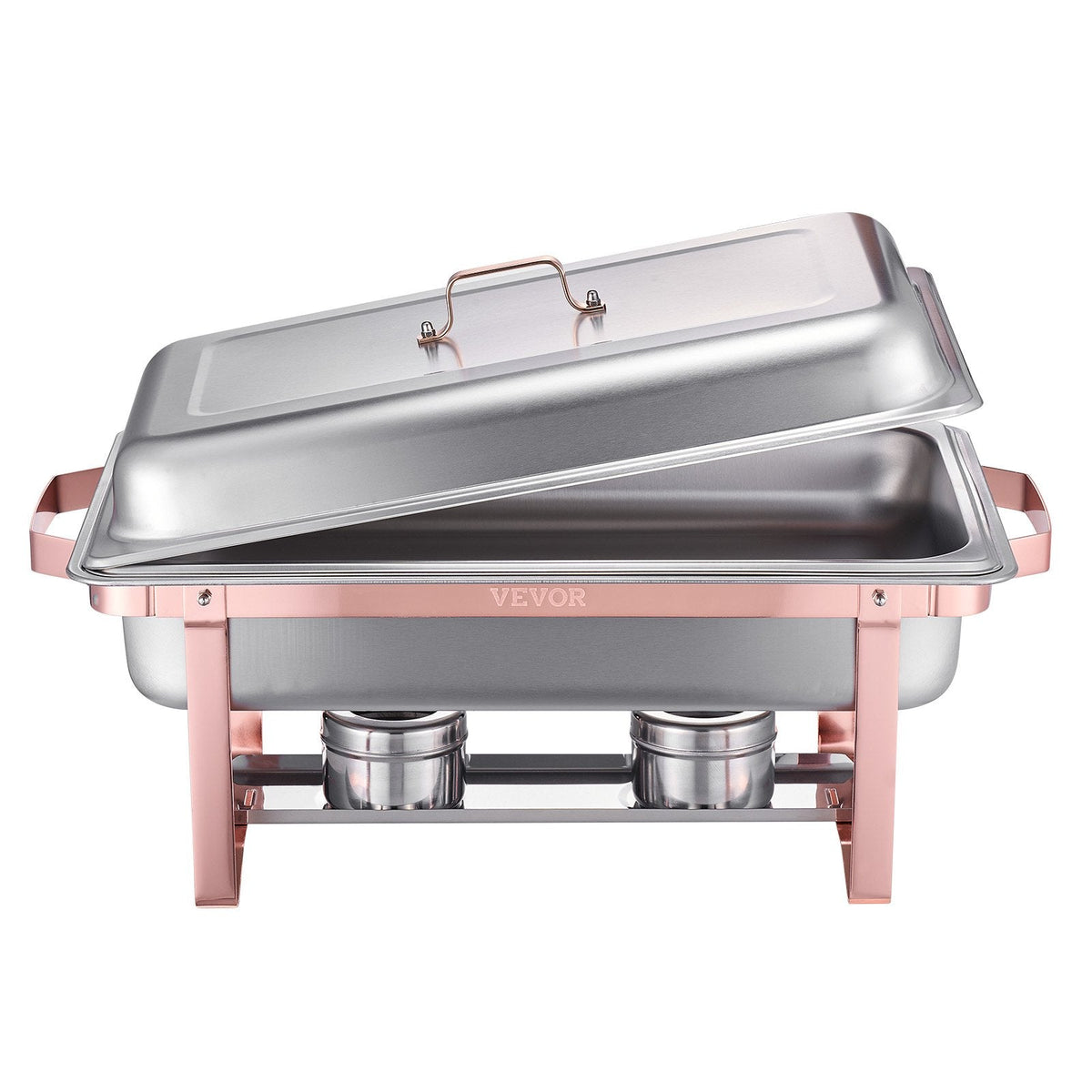 VEVOR Chafing Dish Buffet Set, 8 Qt 2 Pack, Stainless Steel Chafer