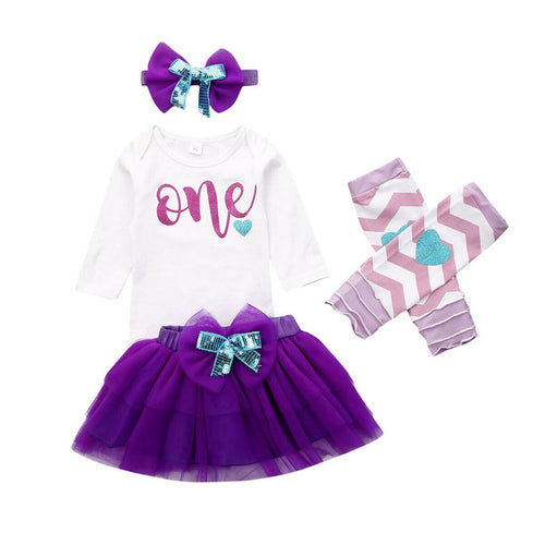 0 24M Kids Girl Baby Clothes Sets First Birthday