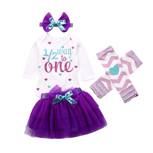 0 24M Kids Girl Baby Clothes Sets First Birthday