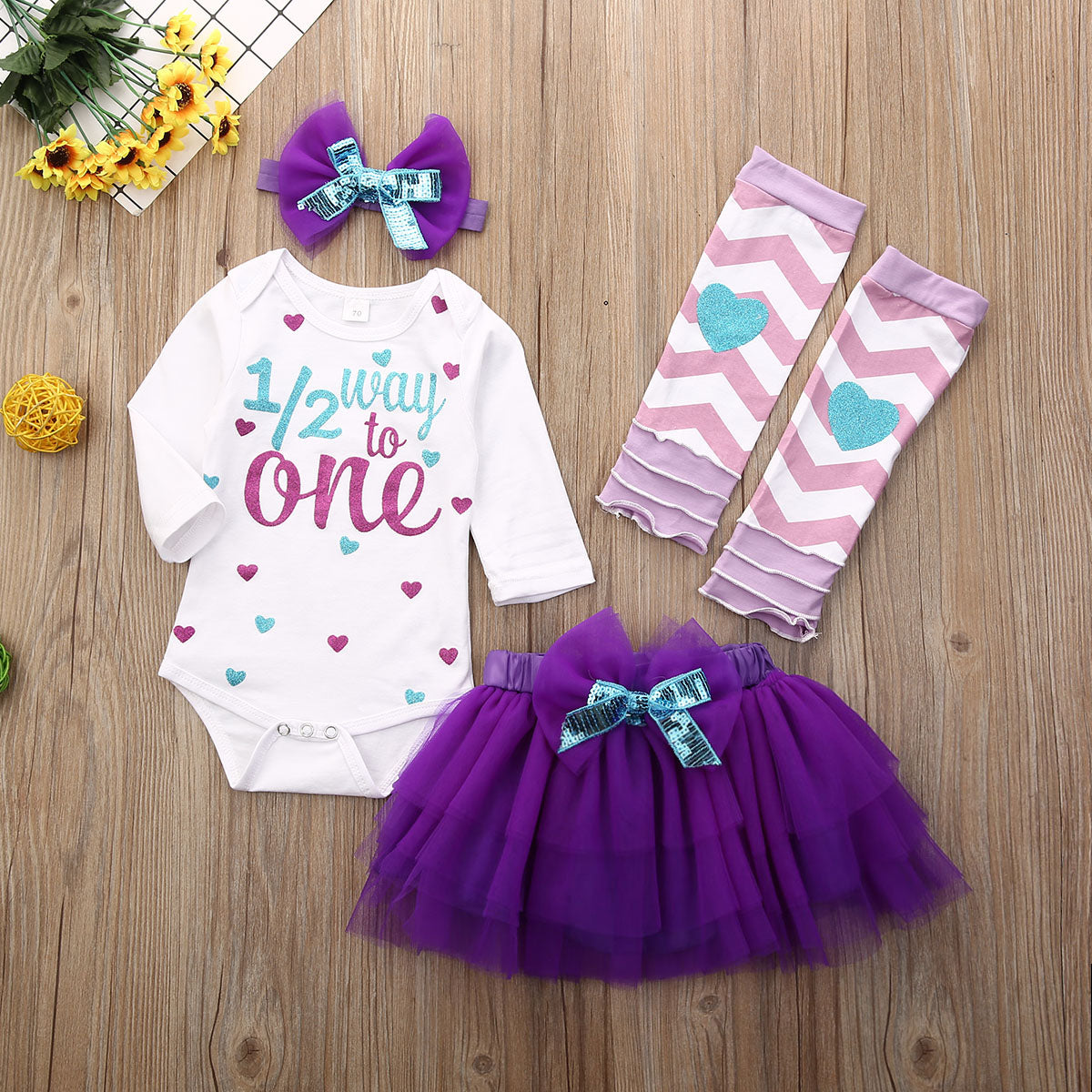 0 24M Kids Girl Baby Clothes Sets First Birthday