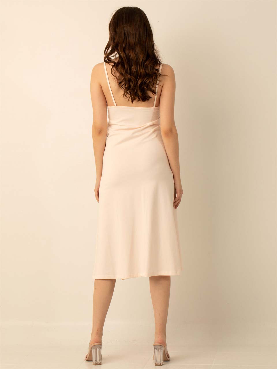 Midi Strap Swan Women's Nightgown | Miya