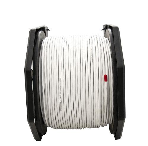 6 Core 14/0.20mm Unshielded, 300m Security Cable - White