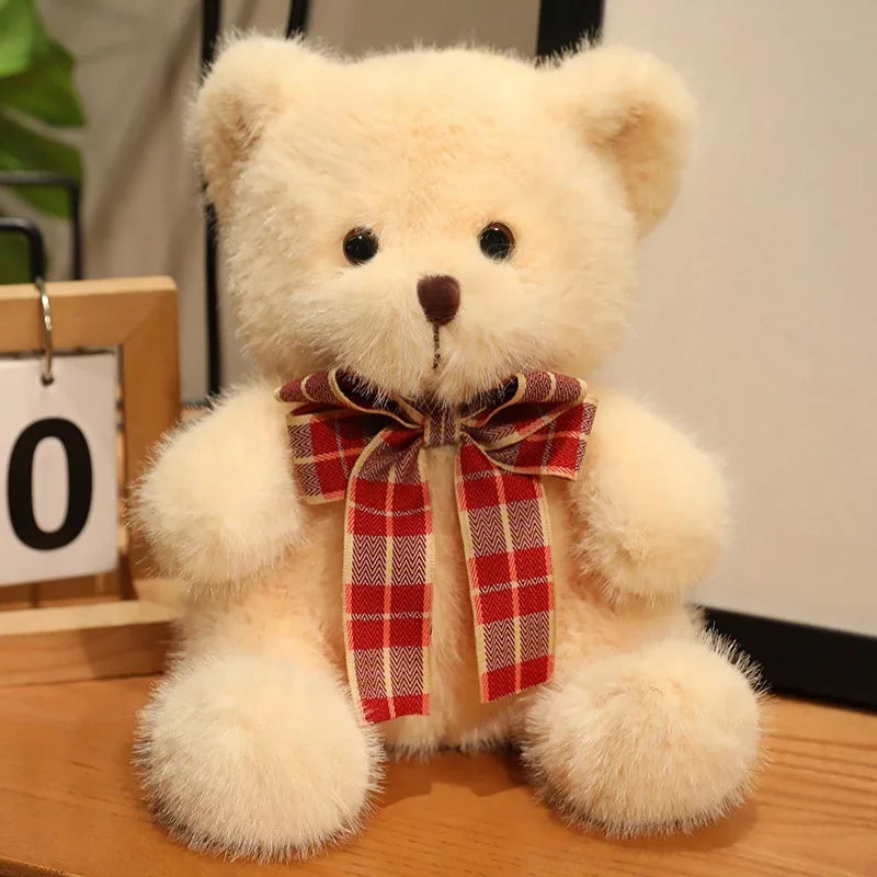 20cm Good Quality Heart Sweater Bear Plush Toys Boys Girls Lovely Cartoon Animals Stuffed Dolls  Christmas Birthday Present