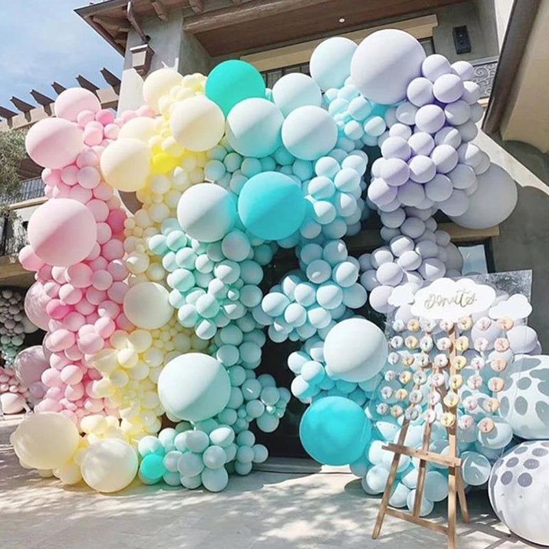 30/60pcs 5inch Macaron Latex Balloons Pastel Candy Balloon Christmas Wedding Birthday Party Decorations Baby Shower Air Globos