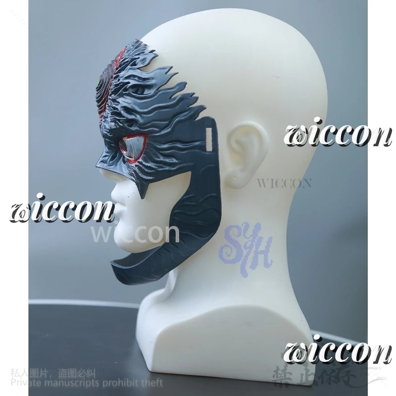 Anime Dandadan SE2 Cosplay JJ Enjōji Jin Costume Evil Eye 3D Polylactic Acid Base Mask Horror Halloween Christmas Party Gifts