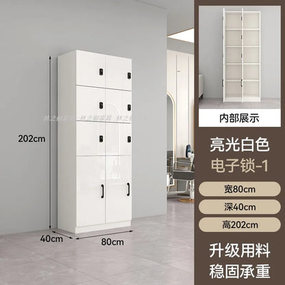 Customized barber shop towel cabinet Beauty salon product display cabinet Hair shop locker Customer deposit box with lock