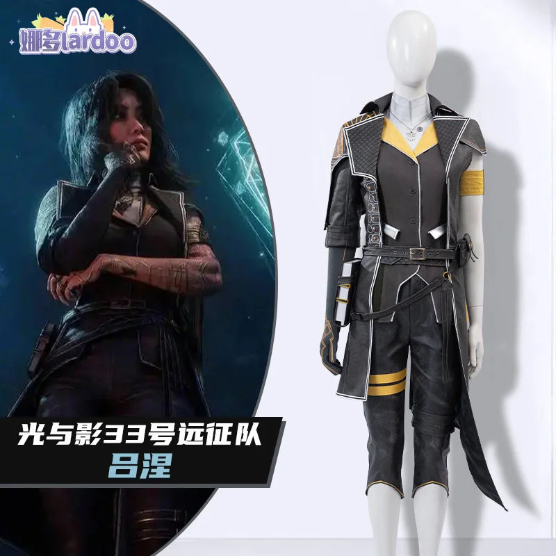 Game Clair Obscur: Expedition 33  Lyu Nie Cosplay Costume Uniform Halloween Carnival Party Christmas Play Role Clothes Clothing