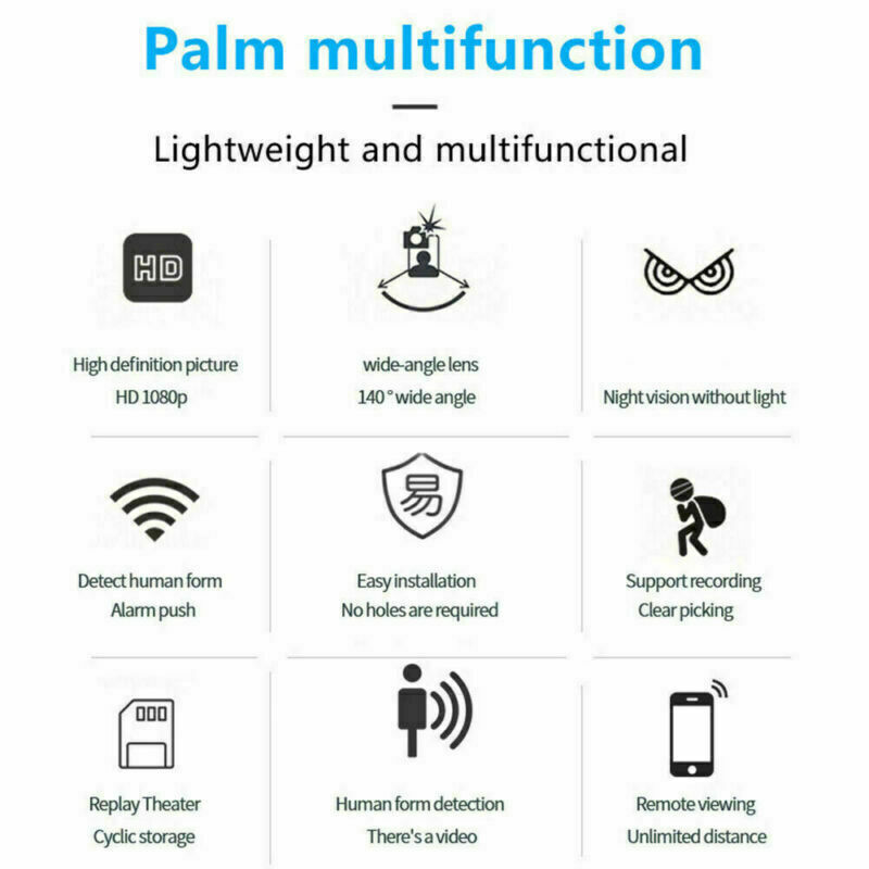 FREE 64G HD Hidden Spy Nanny Camera Wireless Wifi Home Security Night