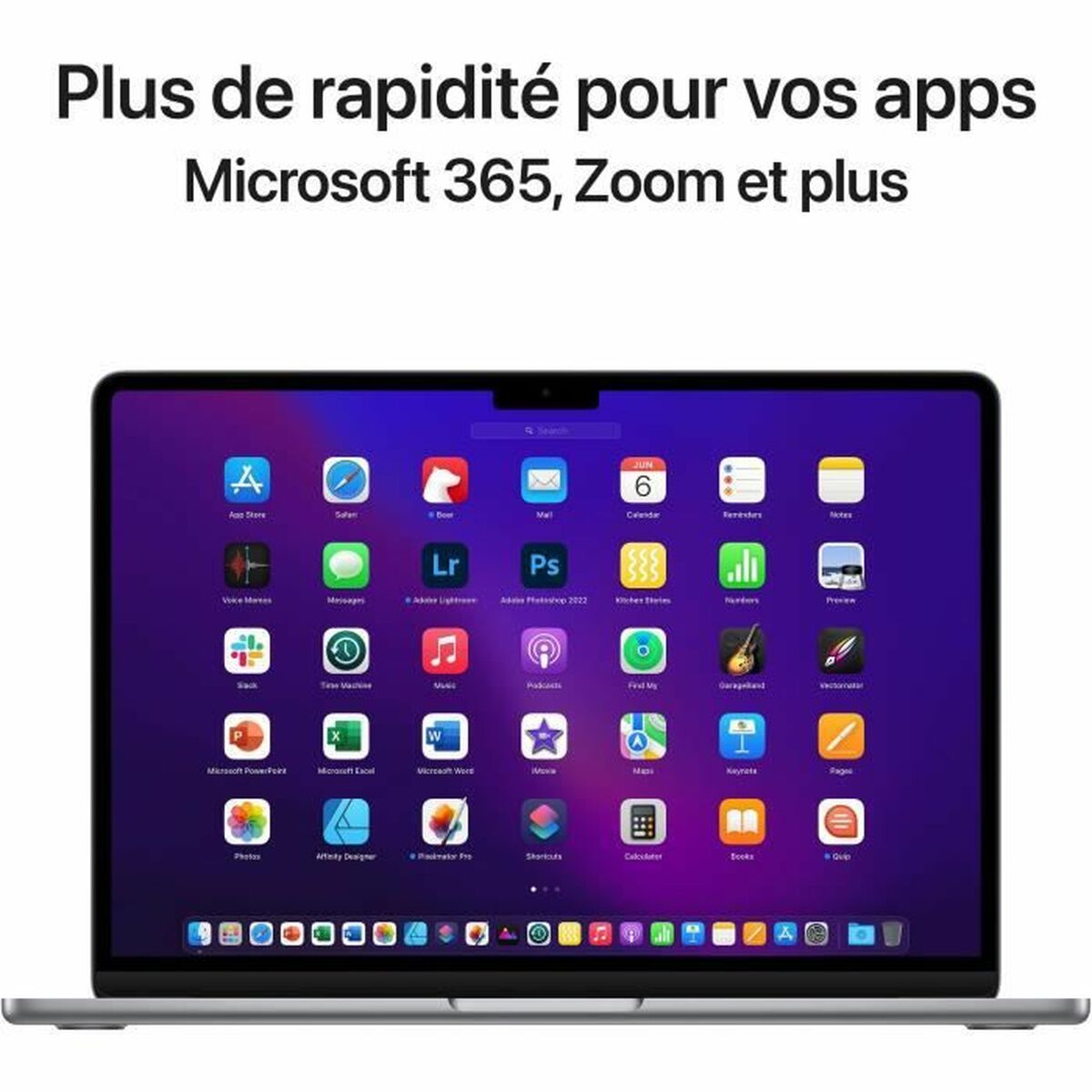 Notebook Apple MacBook Air 13,6" 8 GB RAM 512 GB Azerty French AZERTY