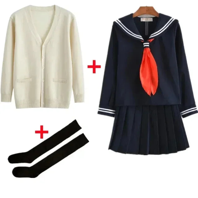 Anime My Hero Academia Himiko Toga Cosplay Costume JK Uniform Skirts Sweater Coat Halloween Christmas Clothes Women Girls
