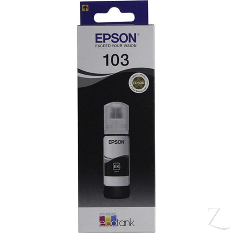 Epson Ink Bottle Black 65ml EcoTank L5190 / L3111 / L1110 / L3150 /