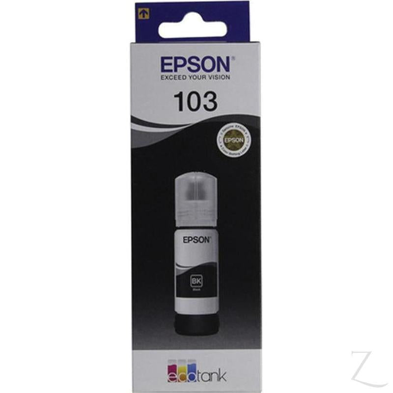 Epson Ink Bottle Black 65ml EcoTank L5190 / L3111 / L1110 / L3150 /