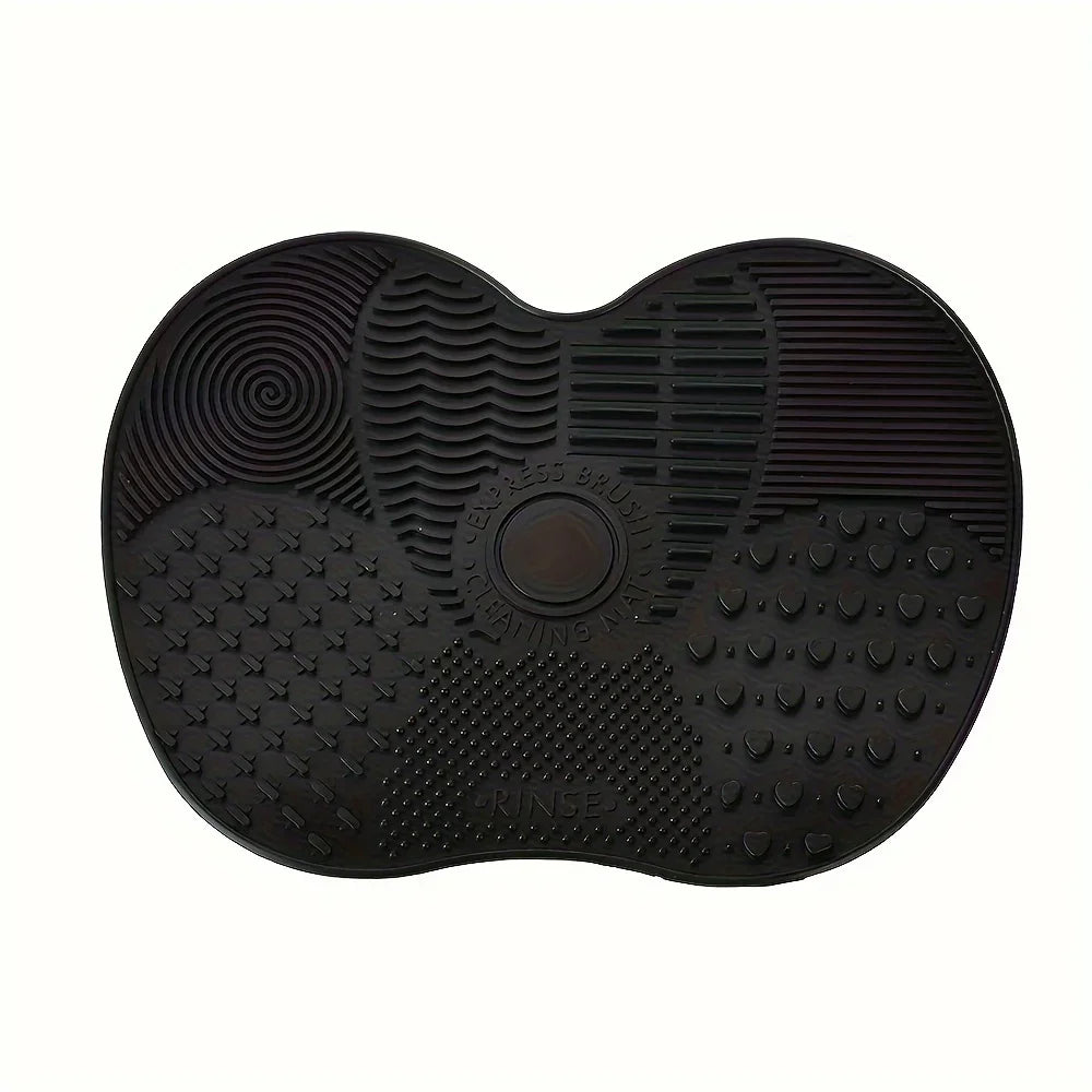 Makeup Brush Cleaning Tools Silicone Scrub Pad with Suction Cup Powder Puff Scrub Pad Beauty Tools Scrub Pad Brush Cleaning Tool