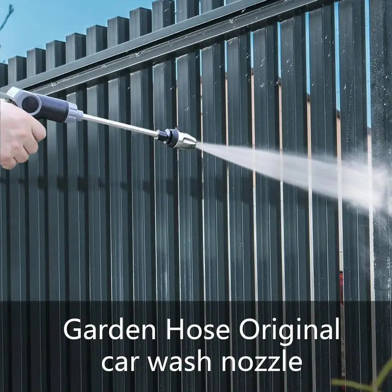 Water Hose Nozzle High-Pressure Spraying Nozzle For Garden Hose Adjustable Sprayer Leak-Proof Planting Tool For Flower