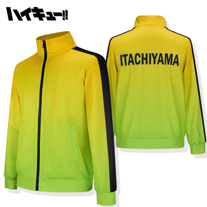 Anime Itachiyama Institute Uniform Sakusa Kiyoomi Cosplay Costume Volleyball Boy NO 10 Uniform Coat T-shirt Halloween Costumes