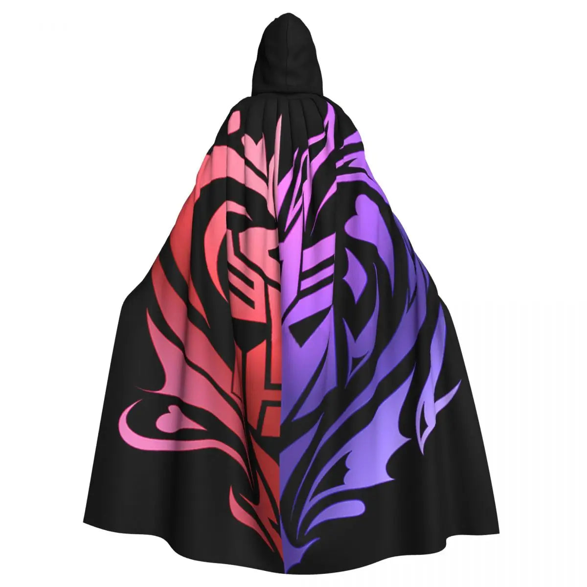 Transformers Autobots Long Hooded Cloak Witch Medieval Costume Cosplay Cape HalloweenCoat Adult Unisex