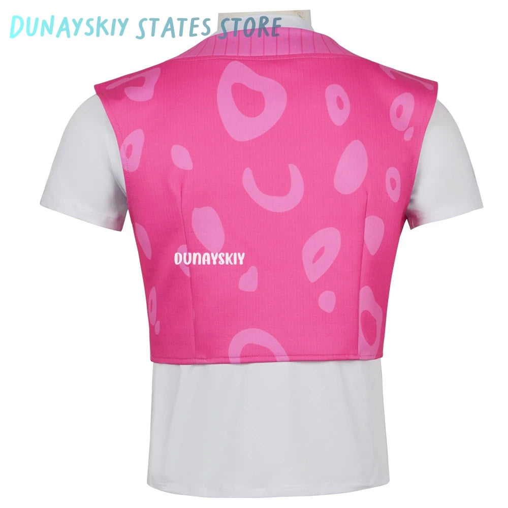 Sajaboys Cosplay Jinu Boy Group Anime Huntrix Movie Kpop Demon Handsome Vest Vampire Goth Punk Long Coat Korea Idol Halloween