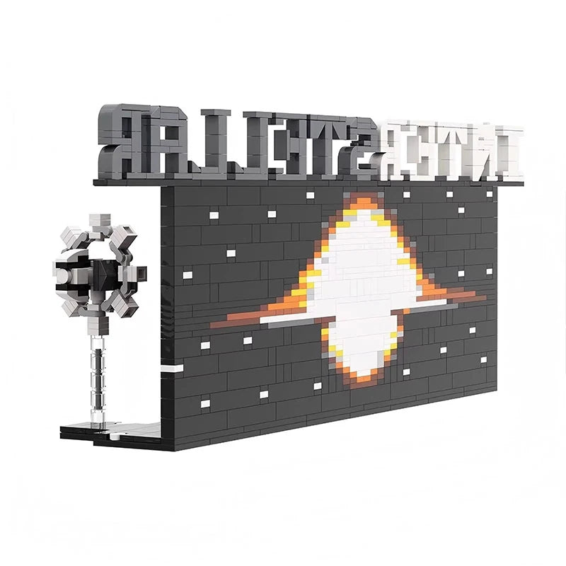 Bricklink Creative MOC Moive Interstellar Through Black Hole Scene Model Sets DIY Building Blocks Kid Toys Christmas Gift