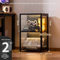 Multi layer transparent storage cabinet, dust-proof acrylic door, shoe collection cabinet, product display cabinet, display rack