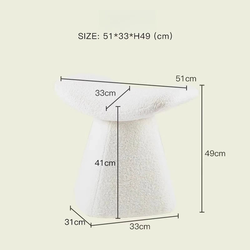 Makeup Stool Dressing Stool Household Creative Shoe Changing Stool Sitting Pier Makeup Chair Girls Bedroom Chair