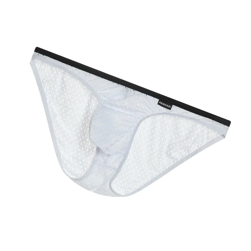 Men Underwear Sexy Men Mesh Briefs Underpants Breathable Soft Male Panties Cuecas Calzoncillos U Pouch Men's Lingerie Jockstrap