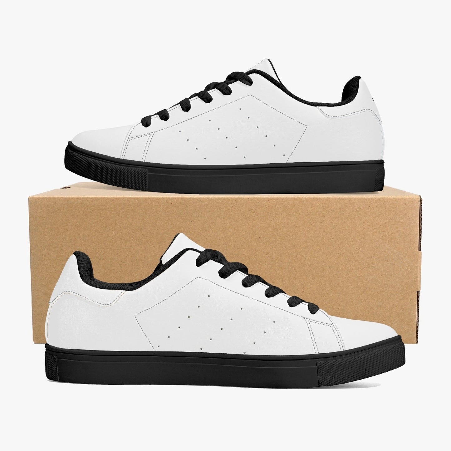 Jacki Easlick Lux Egg Low-Top Leather Sneakers