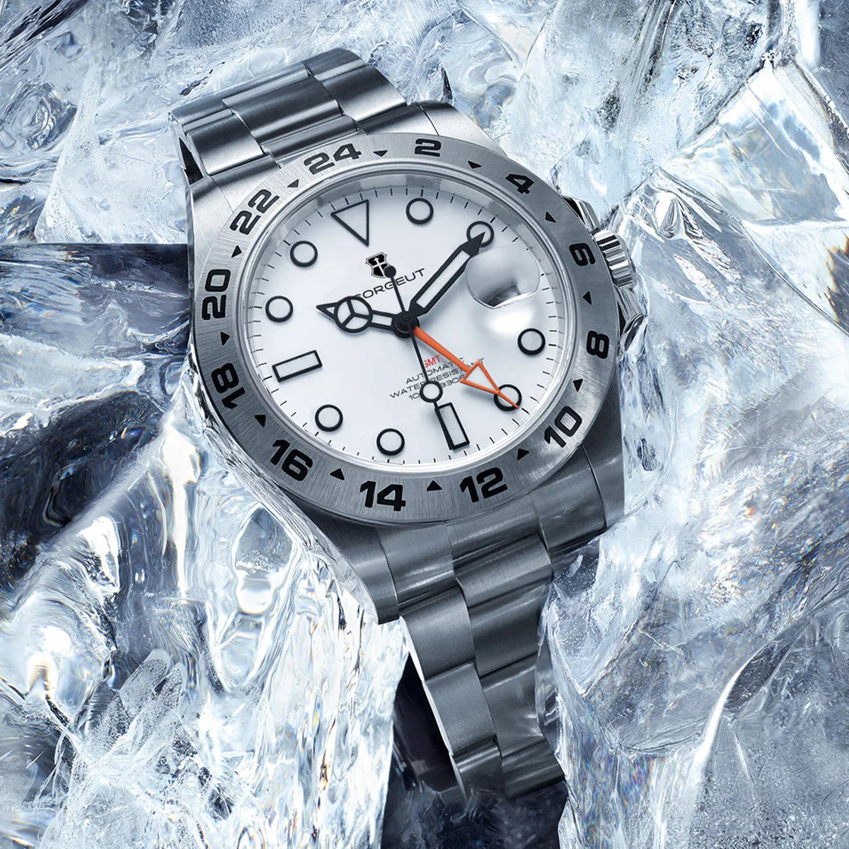 39MM Custom logo/name  Sapphire NH34 Automatic Mechanical Mens WristWatch Sterile Dial 10Bar Luminous Sport Male Clock